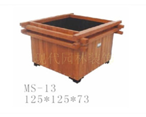 ms-13实木花盆